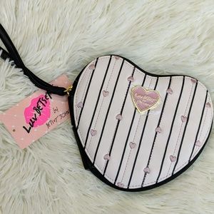 Betsey Johnson Heart Wristlet/Clutch